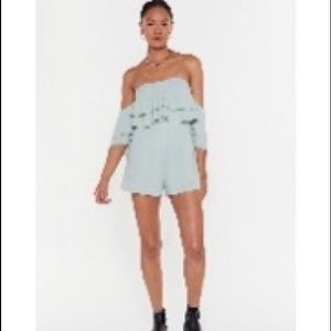 Nasty Gal Pants & Jumpsuits - NWT NASTY GAL never worn romper! Nasty Gal Pants & Jumpsuits - NWT NASTY GAL never worn romper!